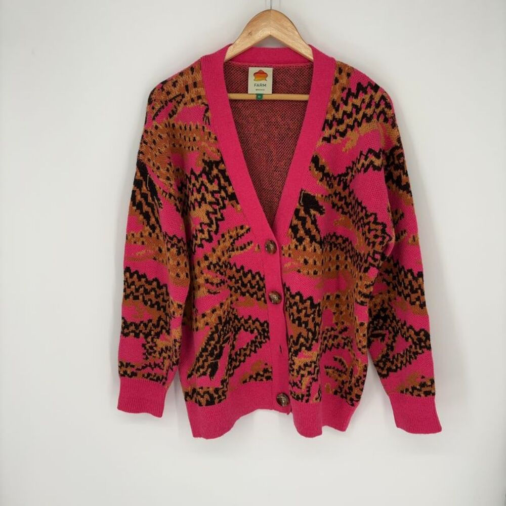FARM Rio V-Neck Button Cardigan